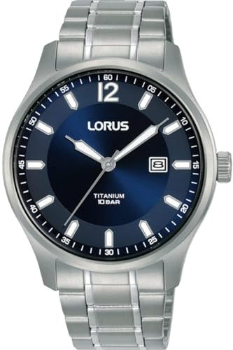 Lorus Orologio Analogico Al Quarzo Uomo Con Cinturino In Titanio Rh997Qx9