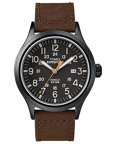 Timex Orologio Classico Analogico Quarzo Uomo Con Cinturino In Pelle Tw4B12500