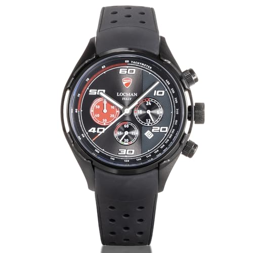 Locman Orologio Cronografo Uomo Trendy Cod. D121K01S-Bkbkwrsrk