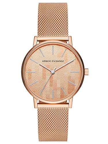 Armani Exchange Orologio Analogico Al Quarzo Uomo Con Cinturino In Acciaio Inossidabile Ax5584