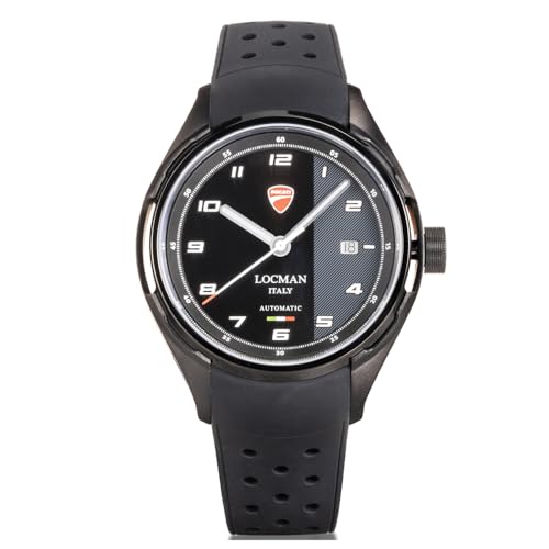 Locman Orologio Solo Tempo Uomo Trendy Cod. D122K01S-Bkbkwhsrk
