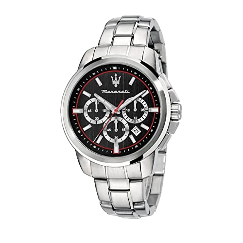 Maserati Orologio Da Uomo, Collezione Successo, Con Movimento Al Quarzo E Funzione Cronografo, In Acciaio - R8873621009