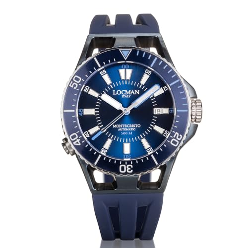 Locman Orologio Cronografo Uomo Montecristo Trendy Cod. 0547B02A-Blblsksbd