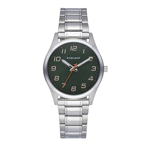 Radiant Carbon Orologio Unisex Analogico Al Quarzo Con Cinturino In Acciaio Inossidabile Ra560202, Argento, Argento, Bracciale