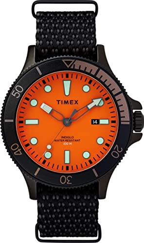 Timex Orologio Analogico Al Quarzo Uomo Con Cinturino In Tessuto Tw2T30200