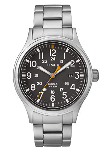 Timex Orologio Analogico Quarzo Uomo Con Cinturino In Acciaio Inox Tw2R46600