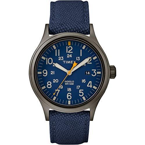 Timex Orologio Analogico Al Quarzo Uomo Con Cinturino In Pelle Tw2R46200