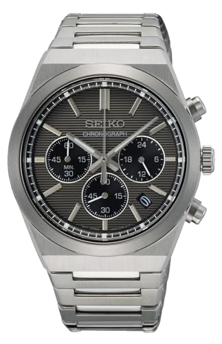 Seiko Orologio Analogico Al Quarzo Uomo Con Cinturino In Acciaio Inossidabile Ssb455P1