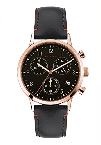 Ted Baker Orologio Analogico Al Quarzo Uomo Con Cinturino In Pelle Bkpcsf9059I