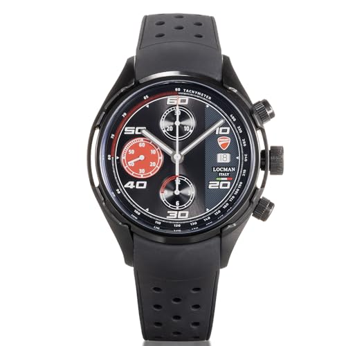Locman Orologio Cronografo Uomo Trendy Cod. D120K01S-Bkbkwrsrk