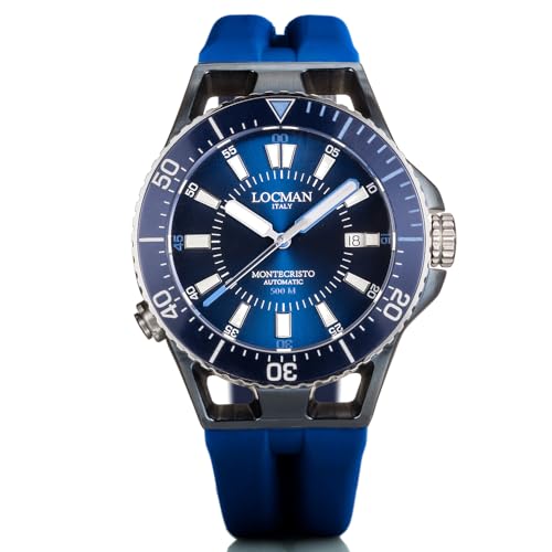 Locman Orologio Cronografo Uomo Montecristo Trendy Cod. 0547B02A-Blblsksb0