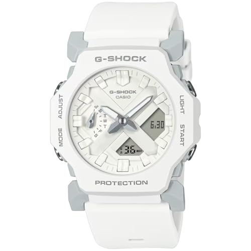 Casio G-Shock Core Ga-2300 (42,1 Mm) Quadrante Ibrido Bianco/Cinturino In Resina Bianca Ga-2300-7Aer