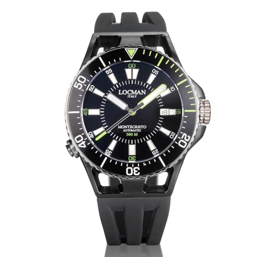 Locman Orologio Accessorio Uomo Montecristo Trendy Cod. 0547K01A-Bkbkgrskd