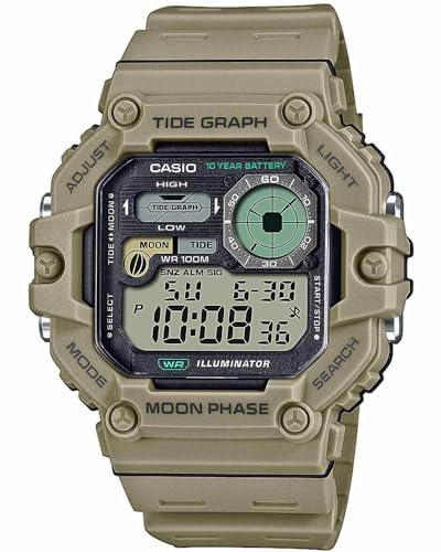 Casio Orologio Digitale Al Quarzo Da Uomo Con Cinturino In Plastica Ws-1700H-5Avef