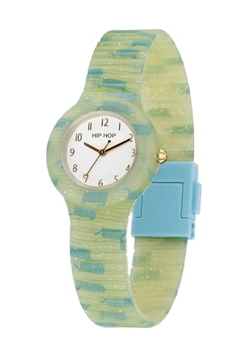 Hip Hop, Collezione Lace, Orologio Donna Con Cinturino In Morbido Pizzo E Silicone, Pratica Chiusura Con Bottoni Di Sicurezza, Cassa 32 Mm, Resistente