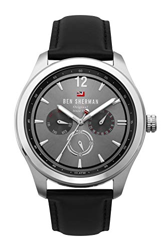 Ben Sherman Orologio Multi-Quadrante Quarzo Uomo Con Cinturino In Pelle Wbs112B