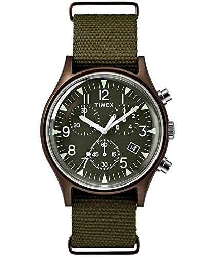Timex Orologio Cronógrafo Al Quarzo Uomo Con Cinturino In Tessuto Tw2R67800