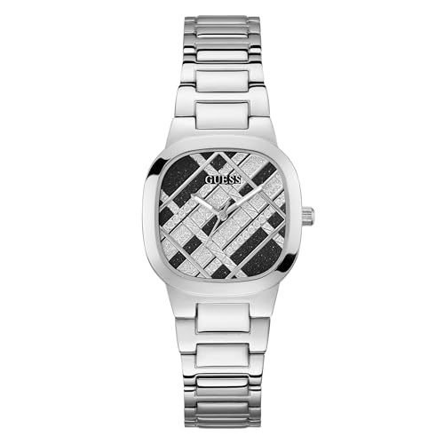 Guess Orologio Analogico Al Quarzo Donna Con Cinturino In Acciaio Inossidabile Gw0600L1