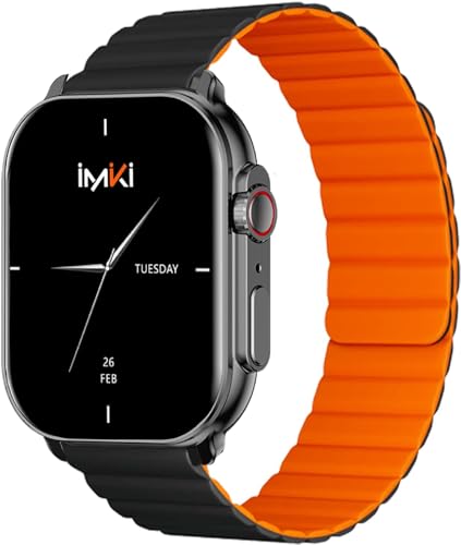 Imiki Sf1 Smartwatch Con Cinturino Magnetico, Display Amoled Da 2,01 Pollici, Connettività Bluetooth, Durata Della Batteria 15 Giorni, Misurazione Del