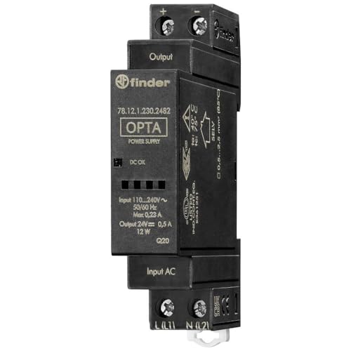 Finder 78.12.1.230.2482 Hutschienen-Netzteil (Din-Rail) 24 V/Dc 0.63A 12W Inhalt 1St.