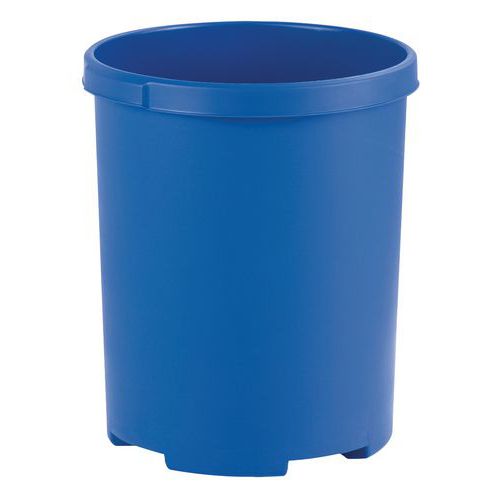 Corbeille Ronde 50l Bleu - Vepabins