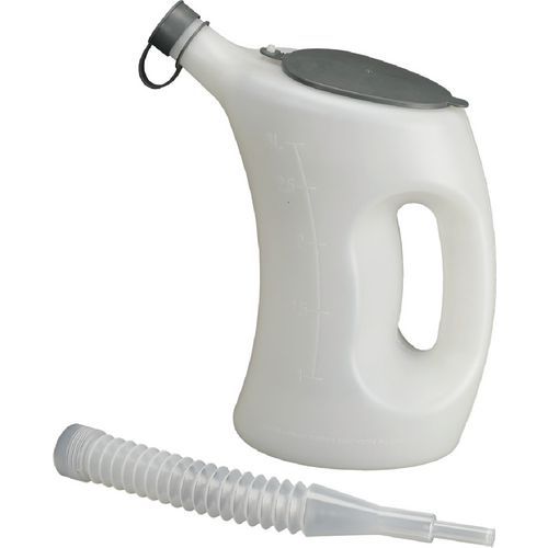 Broc Gradué Et Couvercle Fla Pe 3 L Blanc Translucide - Pressol