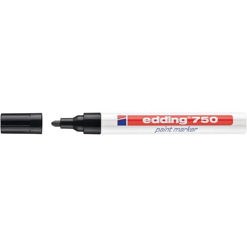 Marqueur Peinture E750 Noir Pointe 2-4 Mm - Edding