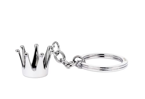 Troika Portachiavi Corona – Crown – Metallo Pressofuso – Cromato – Color Argento – Originale