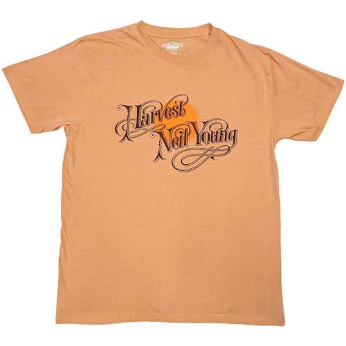 Rock Off Officially Licensed Products Neil Young Harvest T Shirt Size L