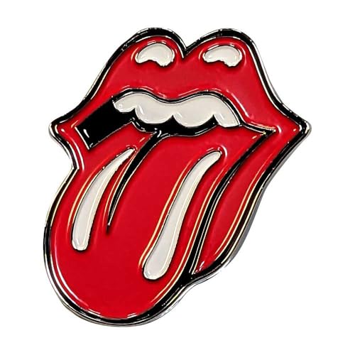 The Rolling Stones Classic Tongue Large Pin Badge