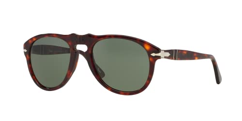 Persol Mod. 0649 Sun Occhiali Da Sole, Unisex Adulto, Marrone (Havana Glas), 54