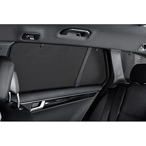 Carshades Sko-Enya-5-A-18 Set (Porte Posteriori) Compatibile Con Skoda Enyaq Iv 2020-(2-Parti), Black