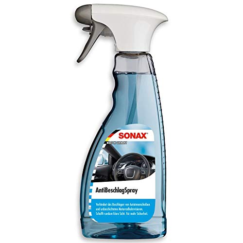 Sonax 03552410 Spray Antiappannamento, Protezione Antiappannamento Per Tutti I Vetri In Plastica Per Una Visione Completa, 500 Ml