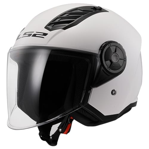 Ls2, Casco Moto Jet Airflow Ii Gloss White, Xxl