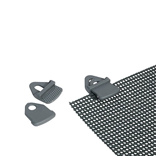 Bo-Camp 4217000 - Clip Per Telo, 4 Unità, Grigio