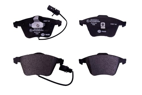 Hella Pagid 8Db 355 009-141 Kit Pastiglie Freno - T1218 - Spessore: 20.4Mm - Sistema Frenante: Teves - Con Segnalatore Usura Integrato - Per Es. Audi