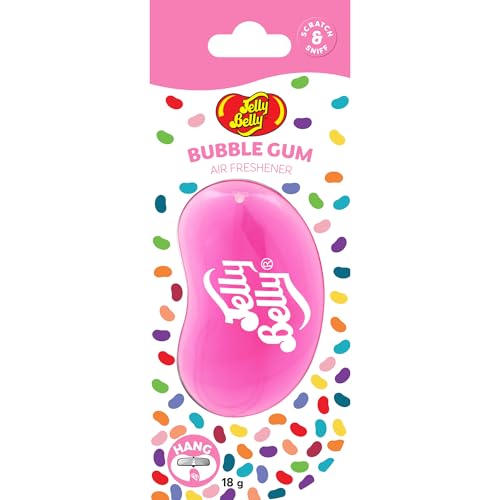 Jelly Belly 15216 Deodorante Per Auto 3D Jelly Bean, Bubble Gum