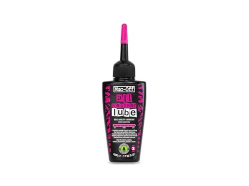 Muc-Off All-Weather Chain Lube Olio Per Catena Per Tutte Le Stagioni, 50 Ml, Grasso Lubrificante Biodegradabile, Grasso Per Catena, Spray Per Catena B