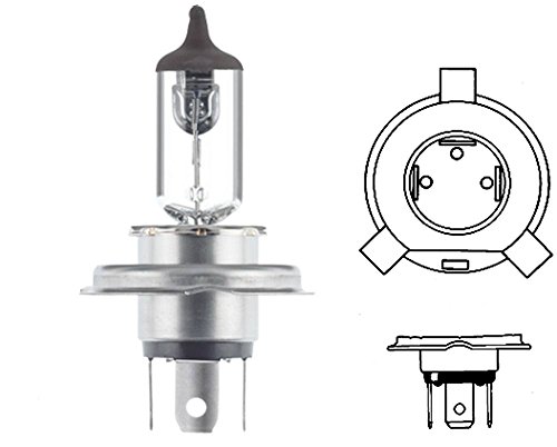 Hella Alogeno Lampadina - H4 - High Wattage Only For Offroad Applications - 12V - 100/90W - Modello Presa Lampadina: P43T-38 - Scatola - Quantità: 1 -