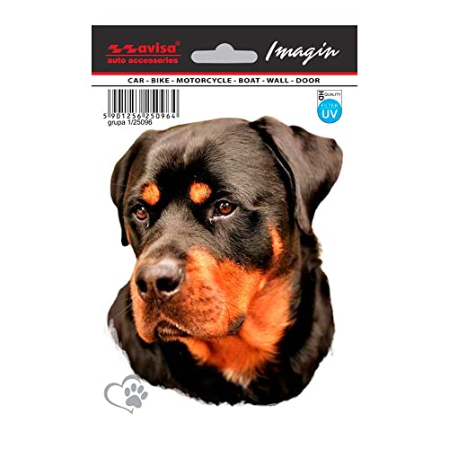 Avisa Pegatina Autotattoo Rottweiler - 13,5X11Cm