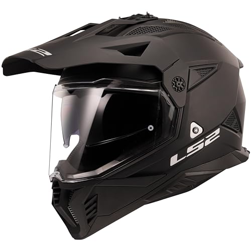 Ls2 Caschi Da Motocross Pioneer Ii Noir Mat S