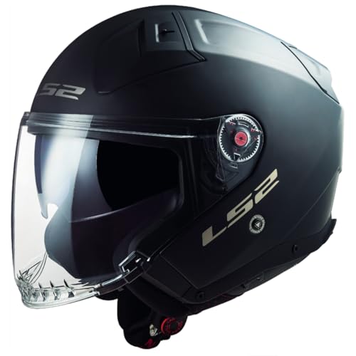 Ls2, Casco Moto Jet Infinity Ii Solid Matt Black, S