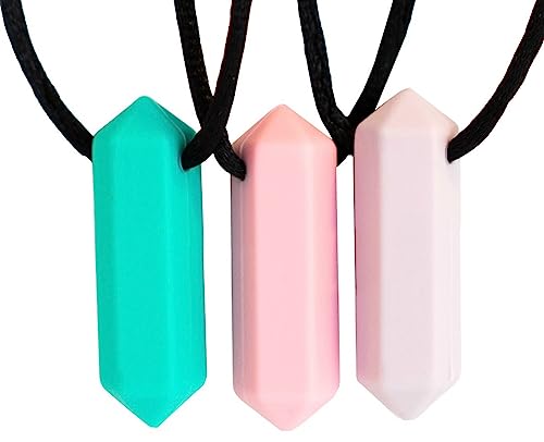 Tilcare Chew Chew Collana Per Masticare Il Pastello Sensoriale - Migliori Strumenti Per L'Autismo - Durevoli E Forti Giocattoli Masticabili In Silicon