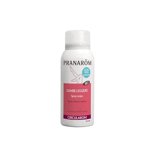 Pranarôm - Circularom - Spray Gambe Leggere Bio - Comfort Circolatorio - Lenisce, Rinfresca E Tonifica - Ultra Fresco - Con Oli Essenziali 100% Puri E