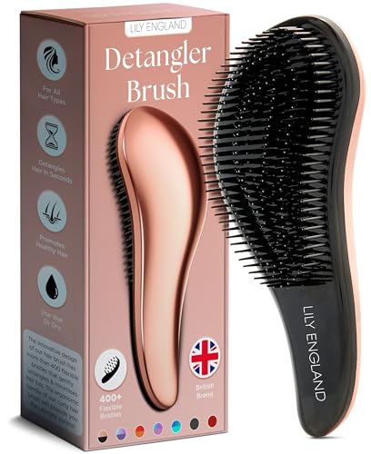 Lily England Migliore Spazzola Districante - Spazzola Scioglinodi Per Capelli Bagnati, Asciutti, Sottili, Folti E Per I Più Piccoli - Tutti I Tipi Di