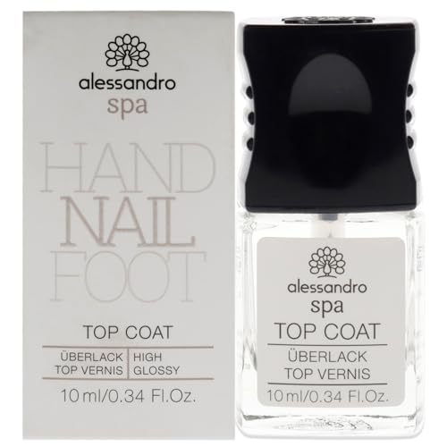 Spa Top Coat – Top Coat Ad Asciugatura Rapida Per Sigillare Smalto, Protezione E Lucentezza Per Le Unghie, 10 Ml