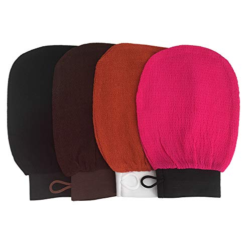 Bijun Guanti Esfolianti Marocchini Kessa Scrub Mitt, Premium Scrub Wash Mitt Per Bagno O Doccia, Per Tutti I Tipi Di Pelle E Migliorare La Circolazion