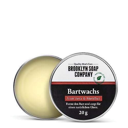 Cura Naturale Della Barba: Balsamo Da Barba (20 G) Cosmetici Naturali Della Brooklyn Soap Company Per Lo Styling Della Barba Di Tre Giorni, Barba Pien