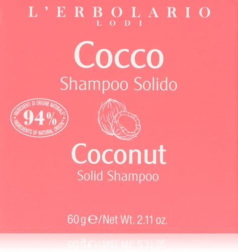 Solid Shampoo - Coconut By Lerbolario For Unisex - 2,1 Oz Shampoo