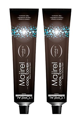Loreal, Confezione Da 2 Pezzi Loreal Majirel Cool Cover 50 Ml 10 Cc Biondo Platino